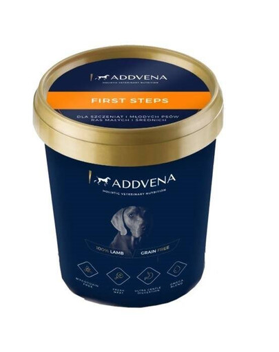 ADDVENA First Steps Travel Set 200 g sausas šuniukų maistas