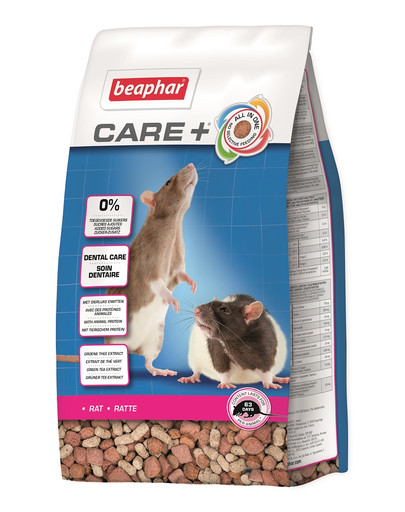 BEAPHAR Care+ žiurkių maistas 250 g