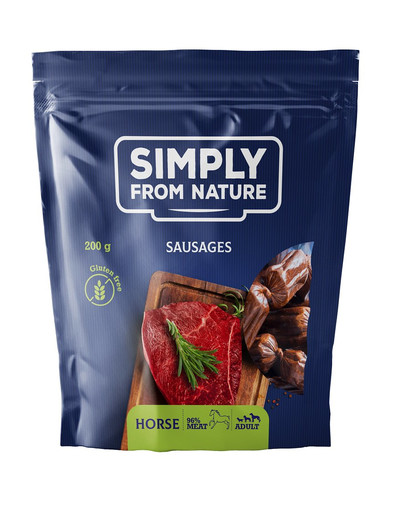 SIMPLY FROM NATURE Natūralios dešros su arklienos mėsa 200 g