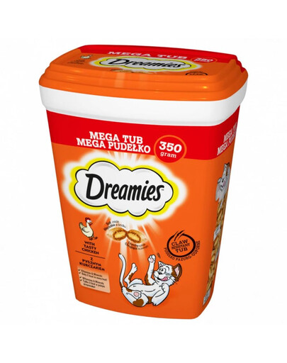 DREAMIES Mega Box 350g skanėstas katėms su gardžia vištiena