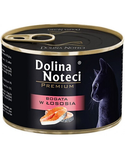 DOLINA NOTECI Premium daug lašišos suaugusioms katėms 185 g