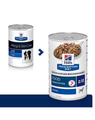 HILL'S Prescription Diet Canine z/d 370 g netoleruojantiems maisto