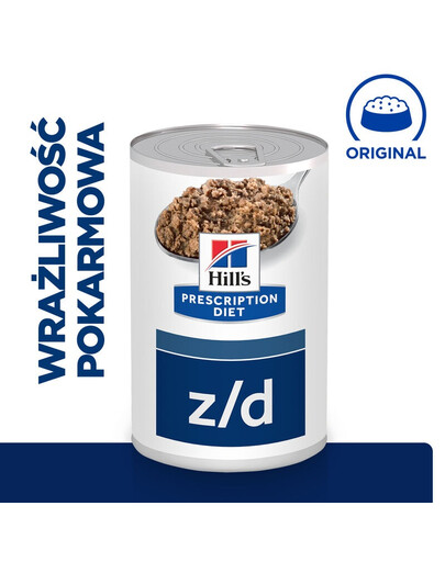 HILL'S Prescription Diet Canine z/d 370 g netoleruojantiems maisto