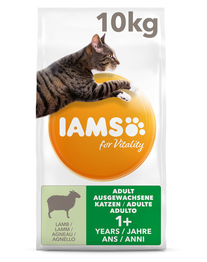 IAMS for Vitality suaugusioms katėms su ėriena 10 kg