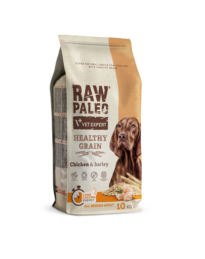 VETEXPERT RAW PALEO Heathy Grain Adult Chicken 10 kg suaugusiems šunims