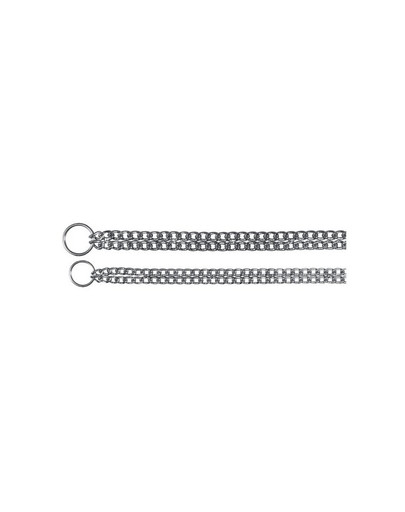 Trixie dviguba metalinė grandinėlė 45 cm 2.5 mm