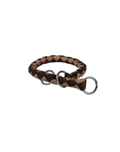 Trixie smaugiantis antkaklis Cavo 52 – 60 cm / 18 mm bronzinės - smėlinės spalvos