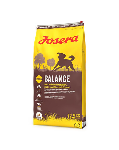 JOSERA Balance 12,5 kg vyresniems ar mažiau aktyviems šunims