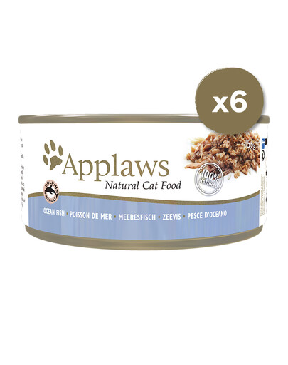 APPLAWS Kačių sultinio skardinės 6 x 156 g
