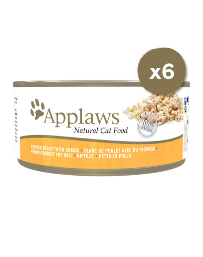 APPLAWS Kačių sultinio skardinės 6 x 156 g
