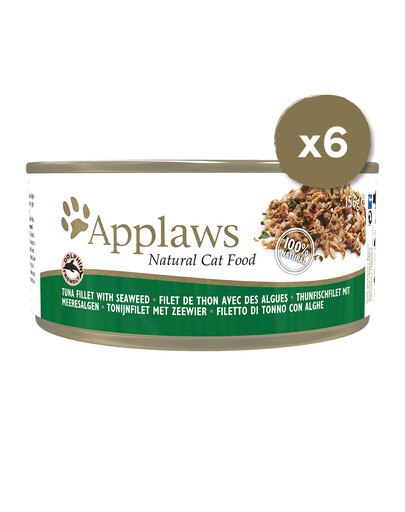 APPLAWS Kačių sultinio skardinės 6 x 156 g