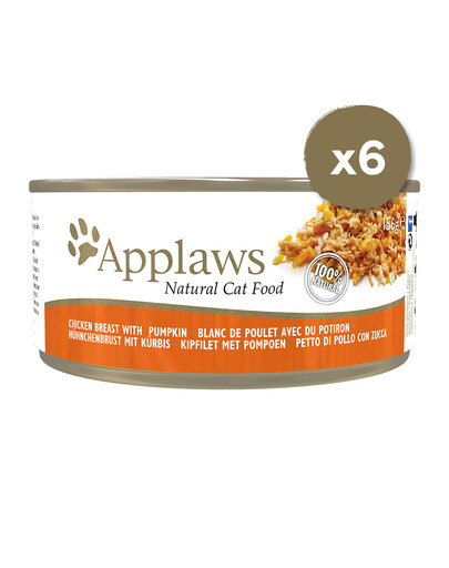 APPLAWS Kačių sultinio skardinės 6 x 156 g