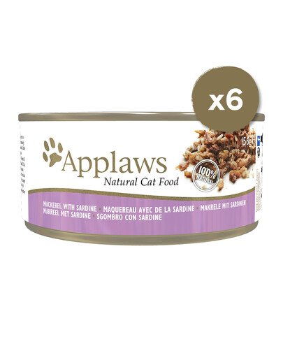 APPLAWS Kačių sultinio skardinės 6 x 156 g