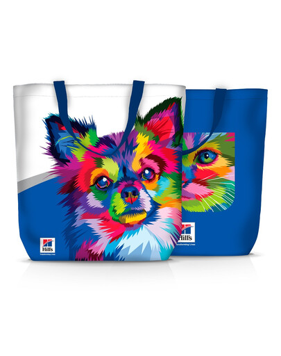 HILL'S medžiaginis krepšys dvipusis