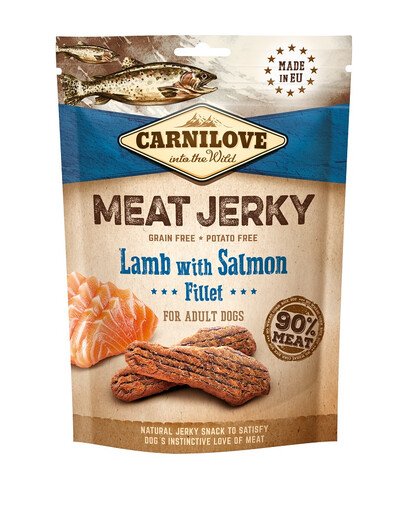 CARNILOVE Jerky Lamb with Salmon fillet 100g ėriena su lašišos filė