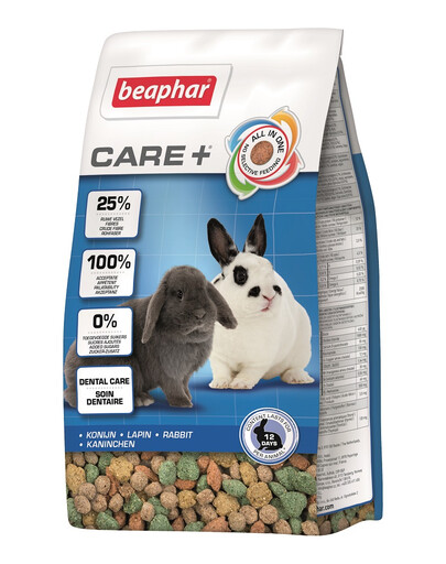 BEAPHAR Care+ Rabbit 5 kg Super Premium pašaras triušiams