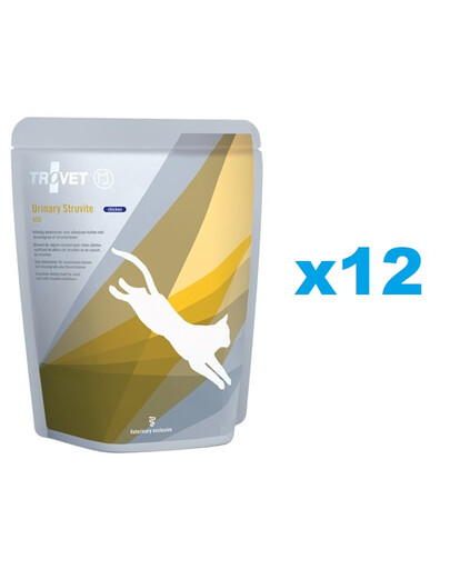 TROVET Urinary Struvite Chicken ASD vištienos paketėlis 12x85 g