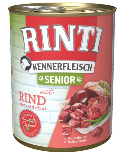 RINTI Kennerfleish Senior Beef 800 g su jautiena vyresniems šunims