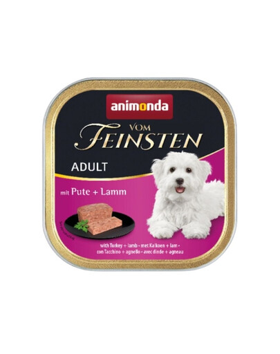 ANIMONDA Vom feinsten classic paštika pro psy krůtí + jehněčí 150 g