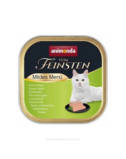 ANIMONDA Vom Feinsten Cat Castrate konservai su kalakutiena 100 g