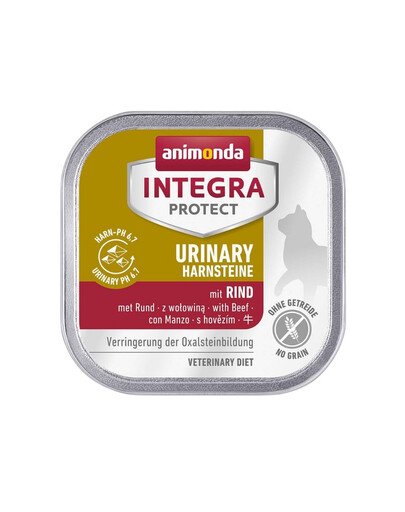 ANIMONDA Integra Protect Urinary Oxalate with Beef 100 g su jautiena