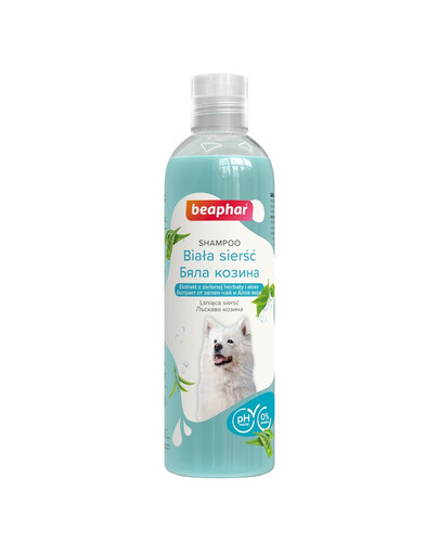 BEAPHAR Shampoo White Dod 250 ml del baltu plauku šunims