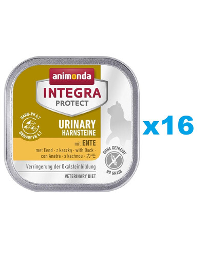 ANIMONDA Integra Protect Urinary Oxalate with Duck 16x100 g su antimi
