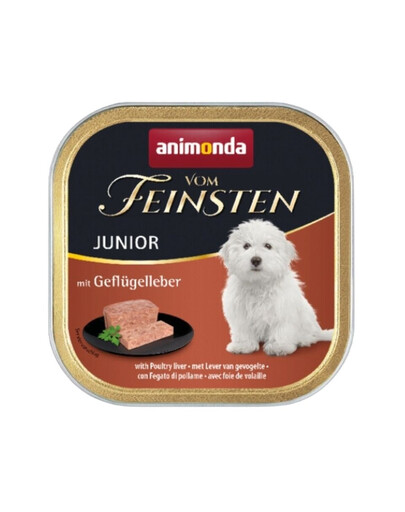 ANIMONDA Vom Feinsten Puppy su vištienos kepenėlėmis 150 g