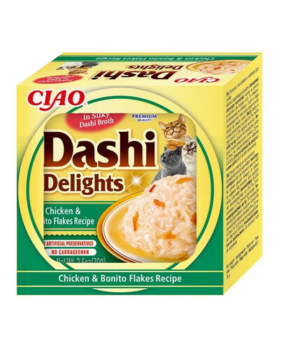 INABA Cat Dashi Delights Chicken and Bonito Tuna 70 g