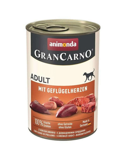 ANIMONDA Grancarno 400 g konservų dėžutė šunims be grūdų