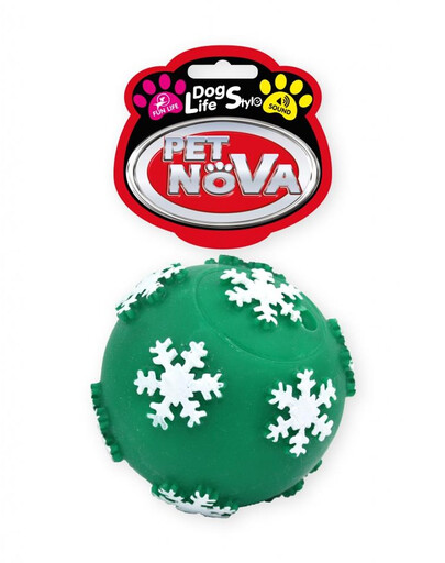PET NOVA DOG LIFE STYLE 7,5 cm žalias kamuolys