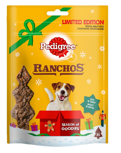 PEDIGREE Ranchos užkandis suaugusiems šunims su kalakutienos skoniu 7 x 52 g