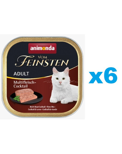 ANIMONDA Vom Feinsten Classic rinkinys mėsos miksas 6 x 100 g