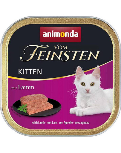 ANIMONDA Vom Feinsten Kitten konservai kačiukams su ėriena 100 g