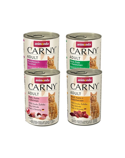 ANIMONDA Carny skonių mišinys 4 x 400 g