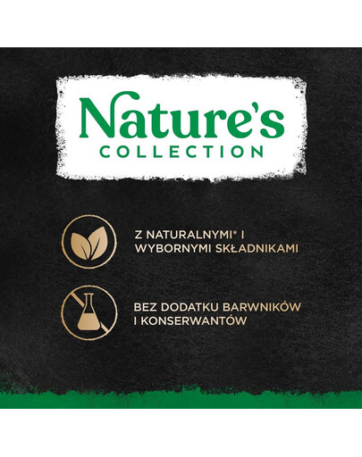 SHEBA tacka 32x85g Nature's Collection Miksas skonių padaže su vištiena, papuošta raudonaisiais pipirais, su lašiša, papuošta žirneliais
