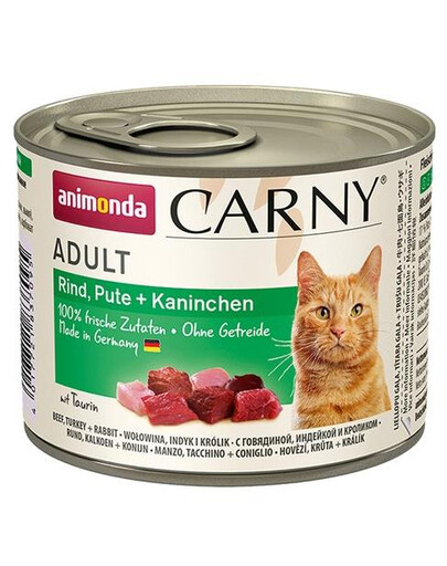ANIMONDA Carny suaugusių kačių ėdalas skardinė 200g