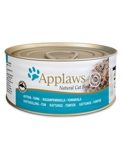 APPLAWS Kitten tunas kačiukams 24x70g