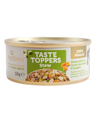APPLAWS Taste Troppers Stew Chicken, Lamb, Carrots 12 x 156 g šunų maisto priedas