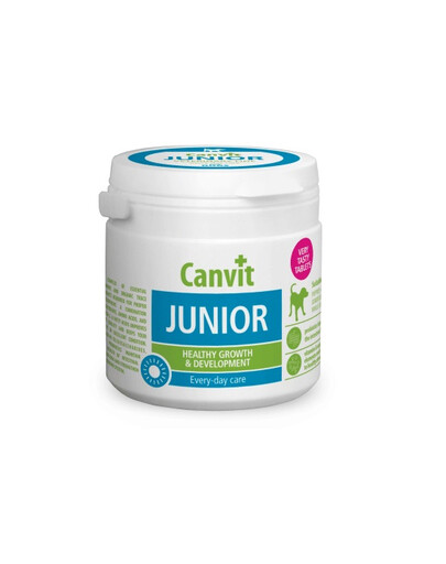 CANVIT Dog Junior 100 g vitaminų kompleksas šuniukams