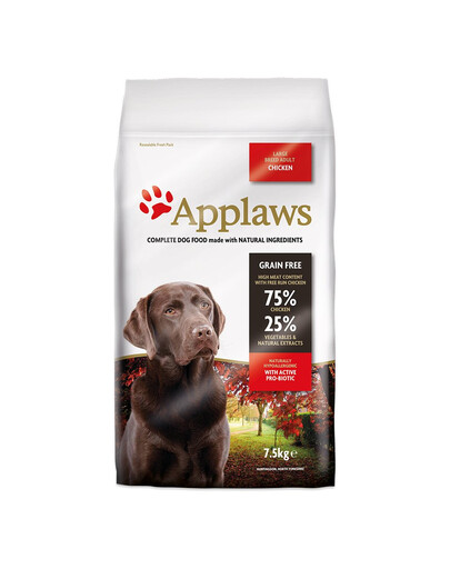 Applaws Dog Adult Large Breed Chicken 7,5kg suaugusiems didelių veislių šunims