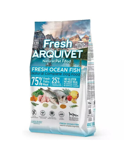 ARQUIVET Fresh Pusiau drėgnas maistas šunims vandenyno žuvys 10 kg