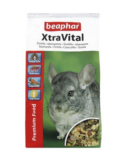 BEAPHAR XtraVital maistas šinšiloms 1 kg