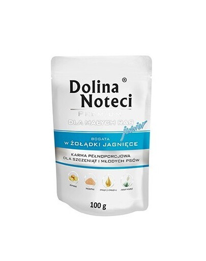 DOLINA NOTECI Premium Junior ėriukų skrandžiai 100g
