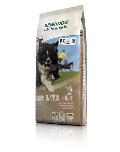 BEWI DOG Lamb & Rice 12,5 kg maistas su ėriena ir ryžiais
