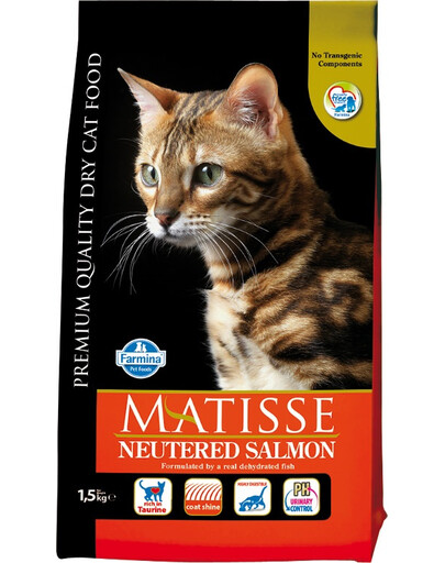 FARMINA MATISSE Neutered 1,5 kg Lašiša kastruotoms katinams