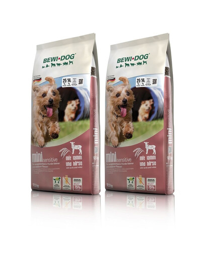 BEWI DOG Mini Sensitive 2 x 12,5 kg mažų veislių šunims