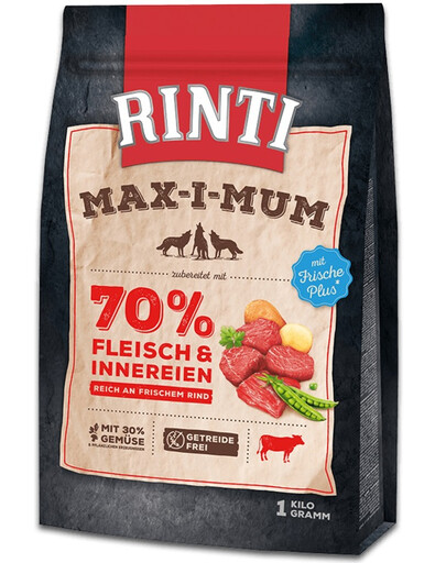 RINTI MAX-I-MUM Beef su jautiena 1 kg