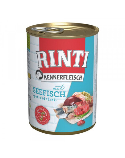 RINTI Kennerfleisch Sea Fish Jūrų žuvys 12x400 g