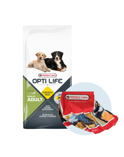 VERSELE-LAGA Opti Life Adult Maxi dideliems ir milžiniškiems šunims 12,5 kg + rankšluostis NEMOKAMAI